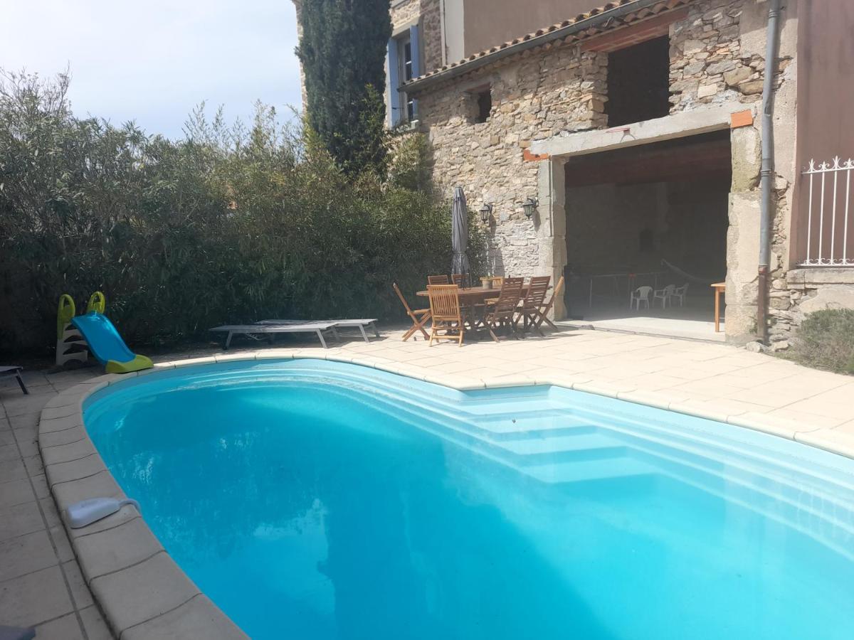 La Maisonnette Avec Spa Et Piscine Villa Sainte-Valiere Bagian luar foto